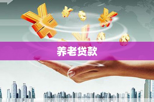 南靖养老贷款