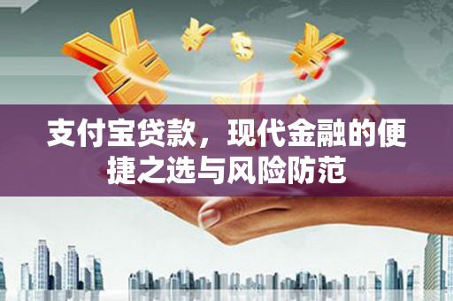 南靖支付宝贷款，现代金融的便捷之选与风险防范