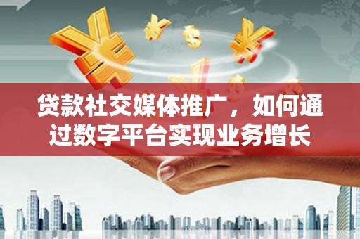 南靖贷款社交媒体推广，如何通过数字平台实现业务增长