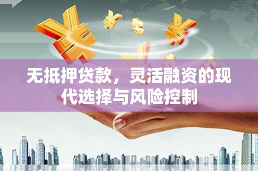 南靖无抵押贷款，灵活融资的现代选择与风险控制