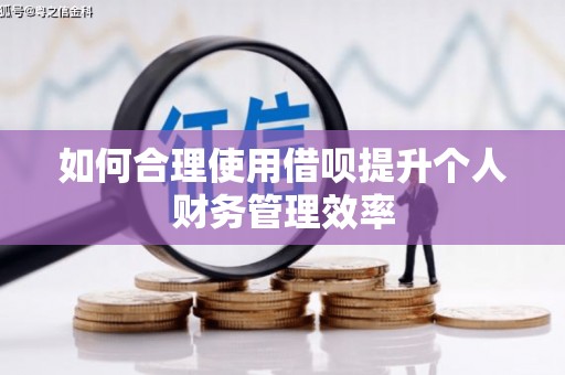南靖如何合理使用借呗提升个人财务管理效率