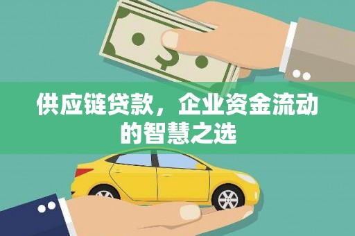 南靖供应链贷款，企业资金流动的智慧之选