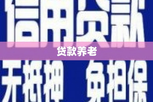 南靖贷款养老