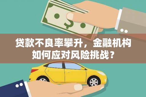 南靖贷款不良率攀升，金融机构如何应对风险挑战？