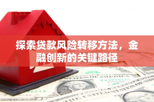 南靖探索贷款风险转移方法，金融创新的关键路径