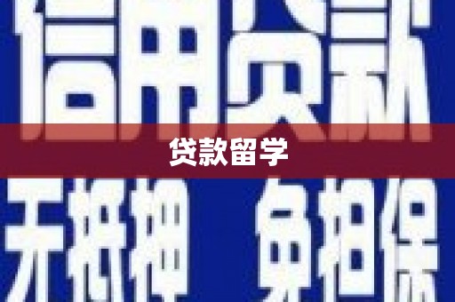 南靖贷款留学