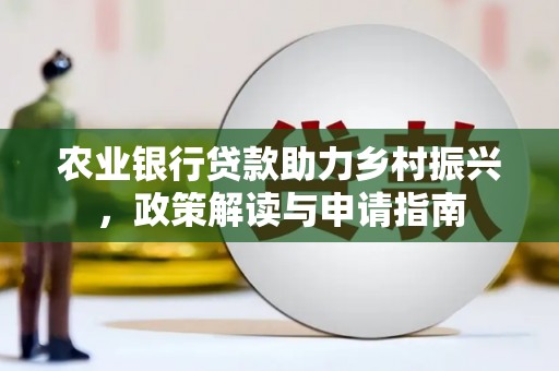 南靖农业银行贷款助力乡村振兴，政策解读与申请指南