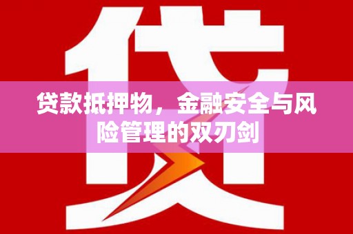 南靖贷款抵押物，金融安全与风险管理的双刃剑
