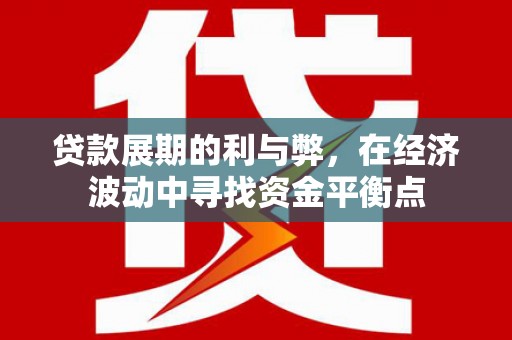南靖贷款展期的利与弊，在经济波动中寻找资金平衡点