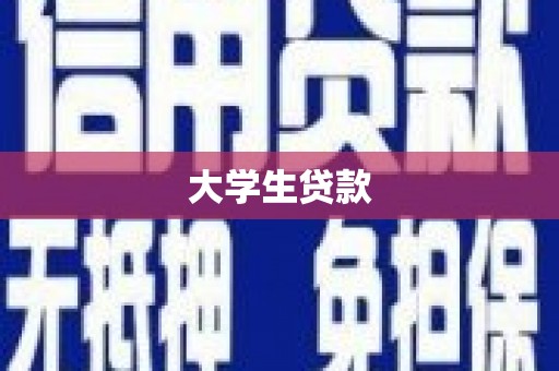 南靖大学生贷款